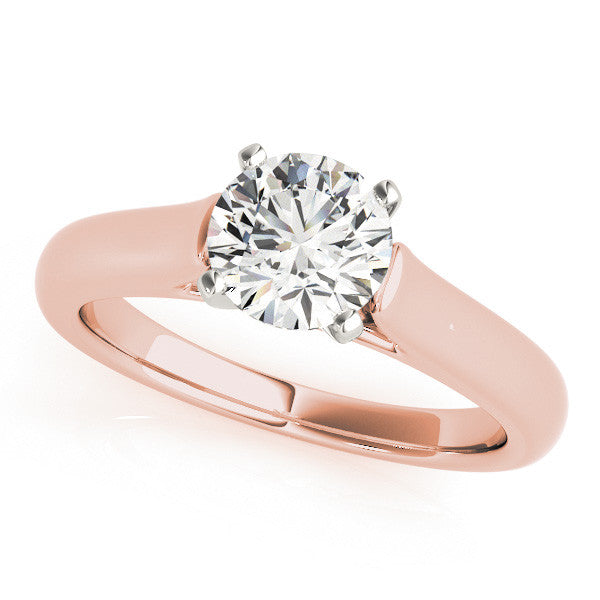 1 Carat Solitaire Engagement Ring - Paula - Moissanite Rings