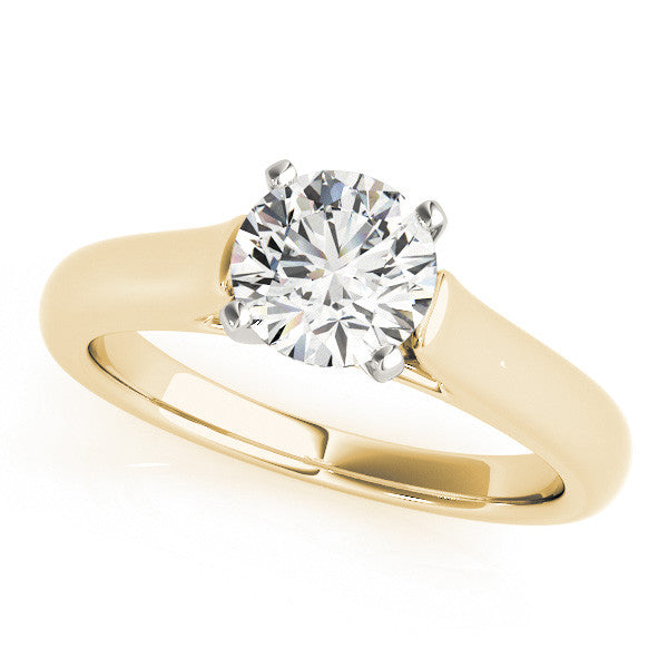 1 Carat Solitaire Engagement Ring - Paula - Moissanite Rings