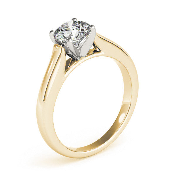 1 Carat Solitaire Engagement Ring - Paula - Moissanite Rings