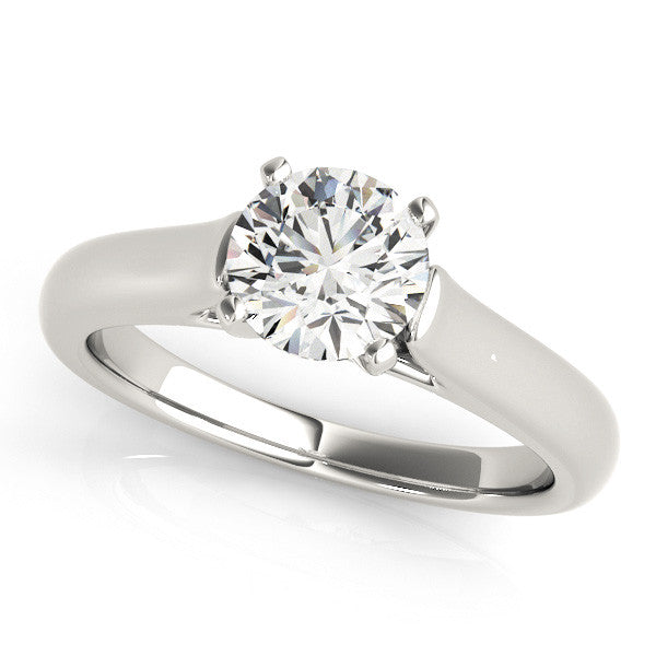 1 Carat Solitaire Engagement Ring - Paula - Moissanite Rings