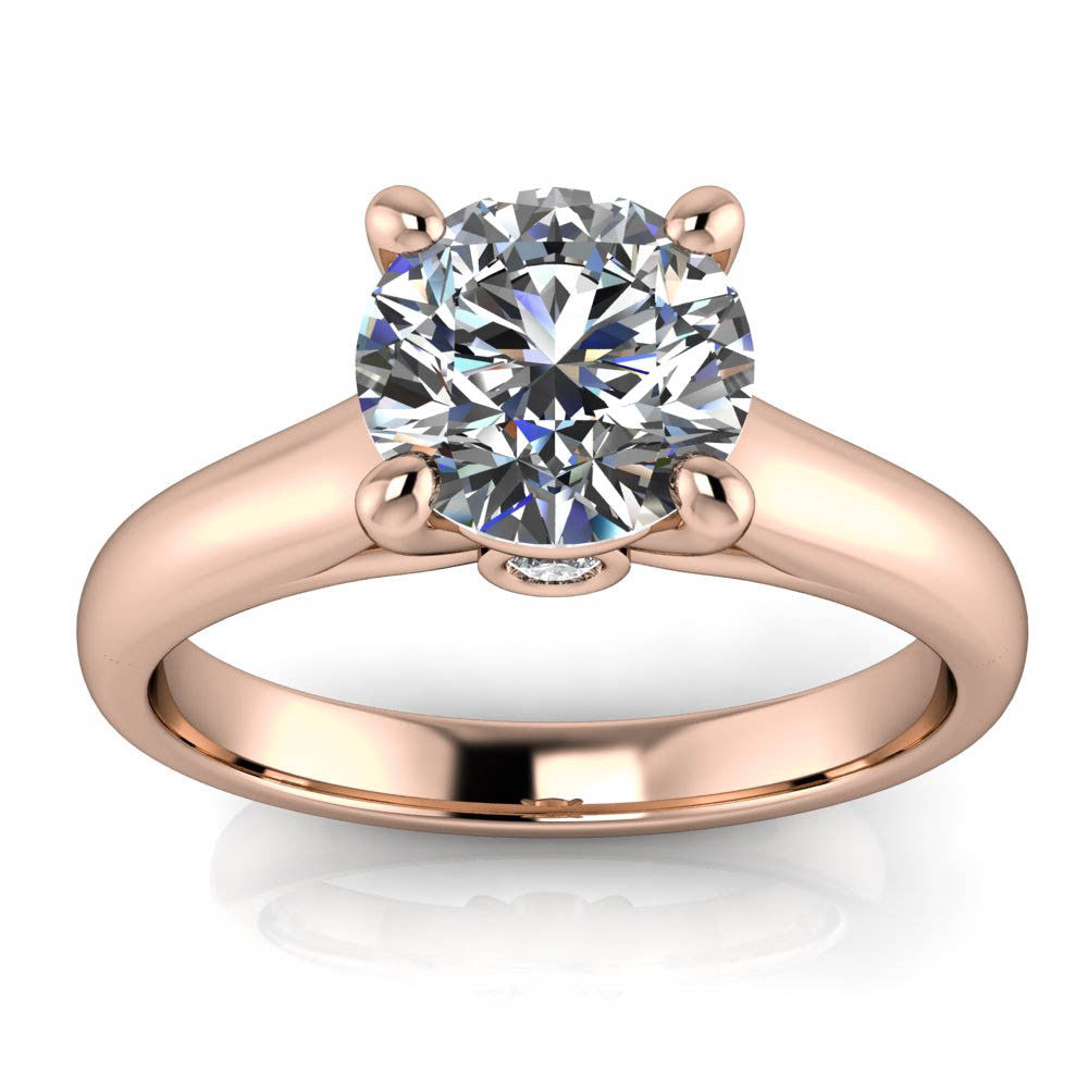 Forever One Solitaire Engagement Ring - Gigi - Moissanite Rings