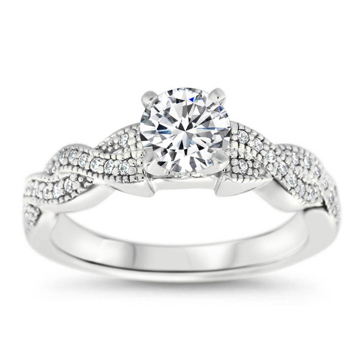 Regina Wedding Set - Moissanite Rings