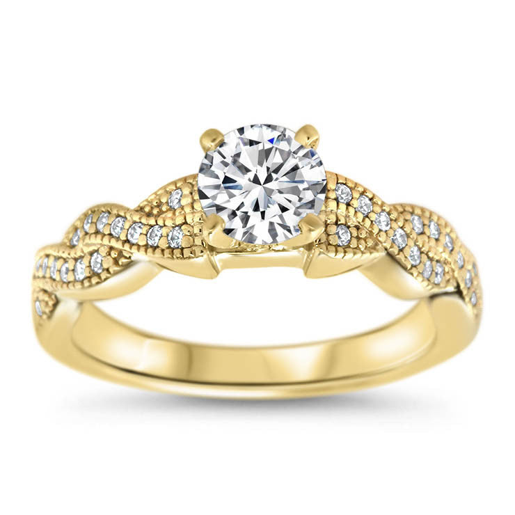 Regina Wedding Set - Moissanite Rings