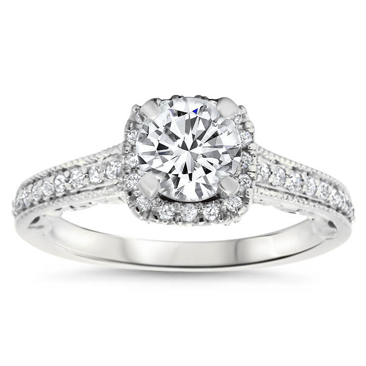Forever One Moissanite Engagement Ring - Tianna - Moissanite Rings