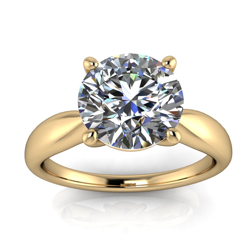Cinched Solitaire Engagement Ring- Cairo