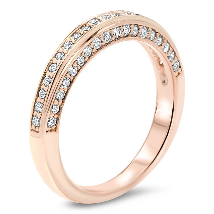 Diamond Wedding Band - Chilly - Moissanite Rings