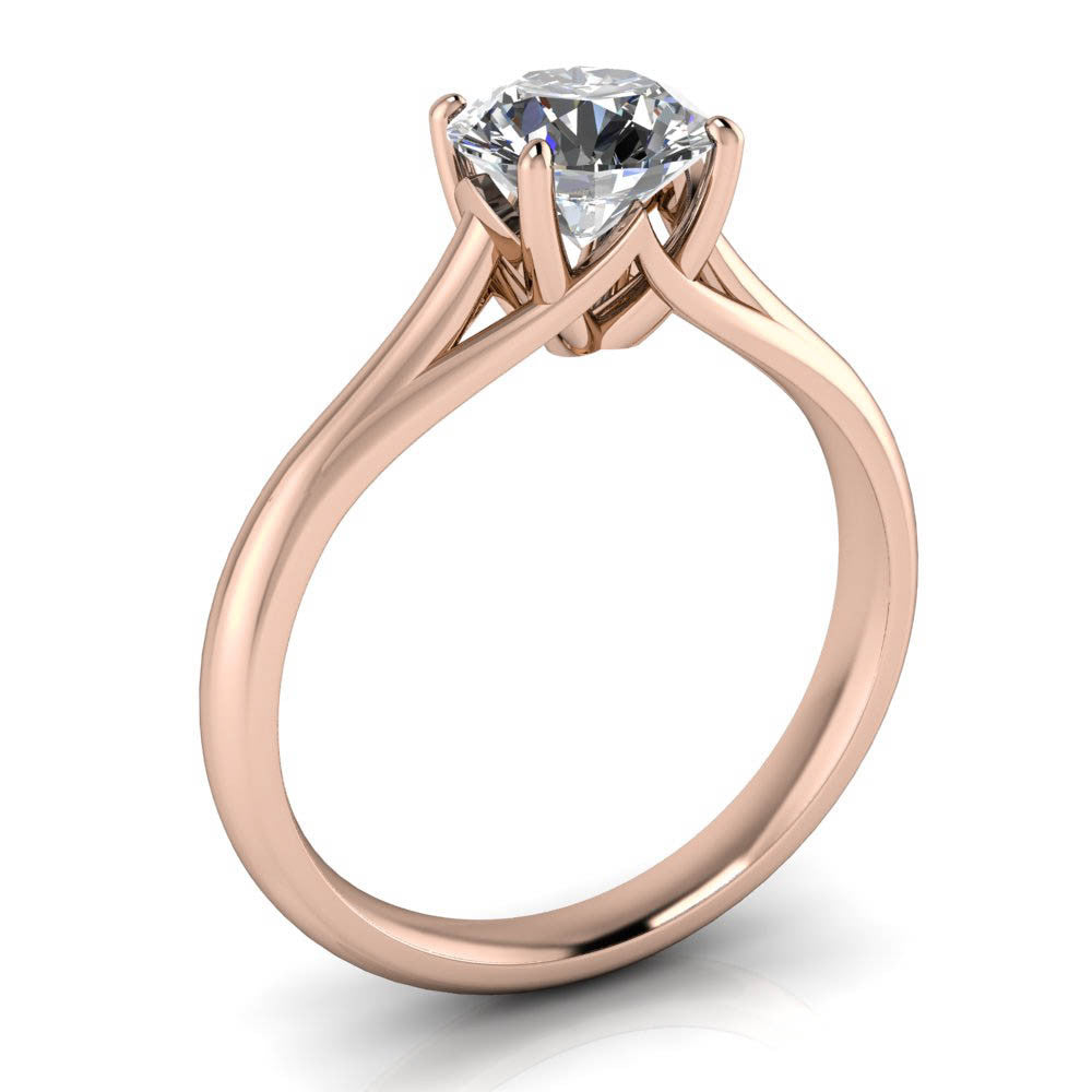 Solitaire Moissanite Engagement Ring Forever One - Giselle - Moissanite Rings