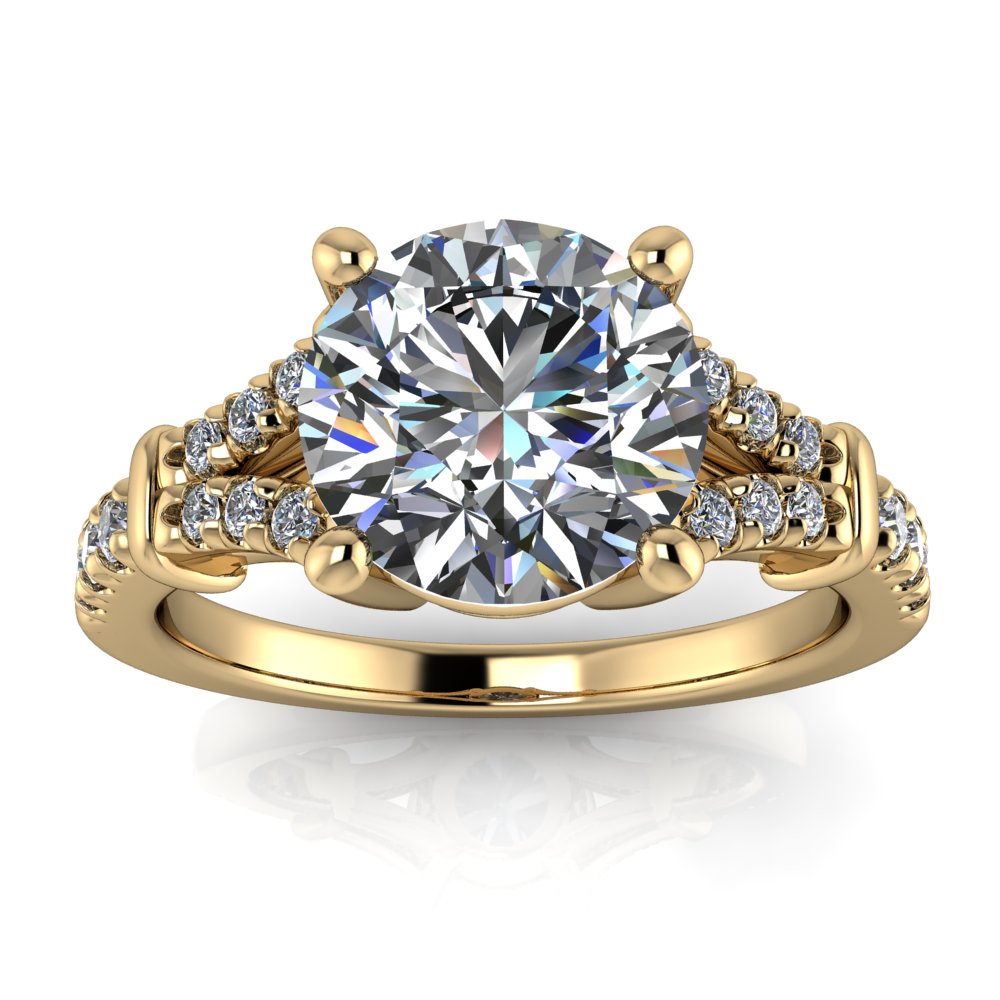 Split Shank Engagement Ring - Sartor