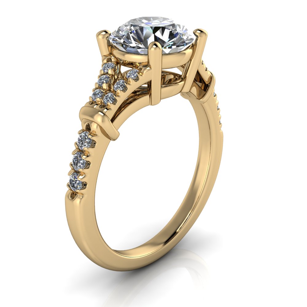 Split Shank Engagement Ring - Sartor