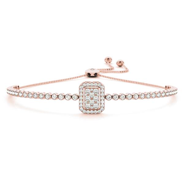 Illusion Emerald Pave Bolo Bracelet