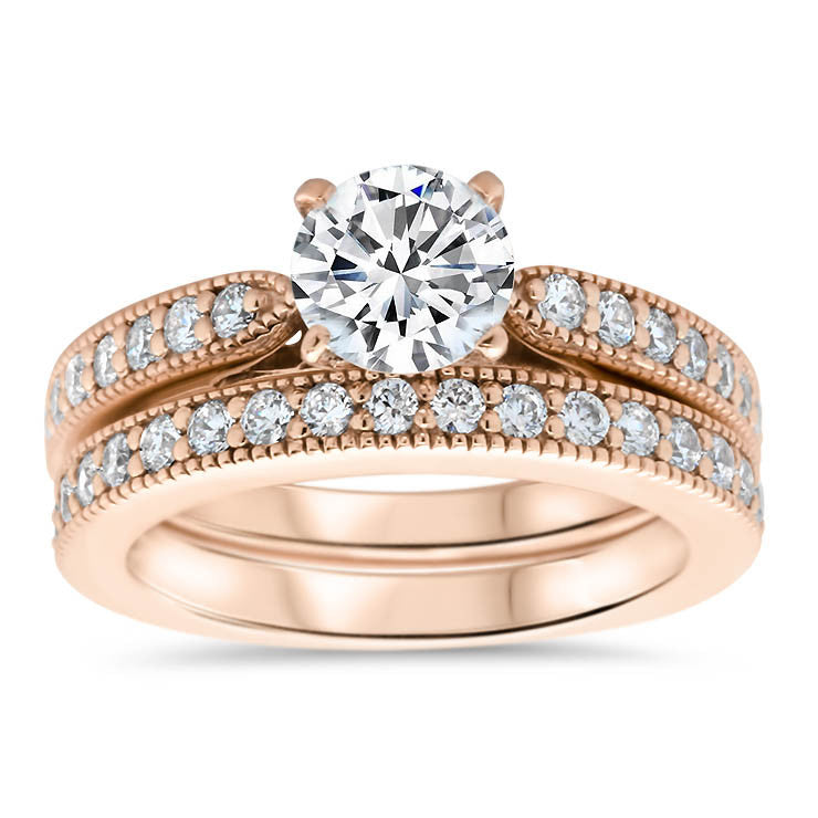 Jette Matching Set - Moissanite Rings