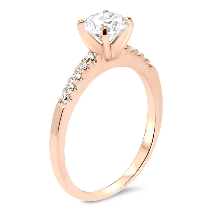 Moissanite  Engagement Ring Diamond Setting - Tink - Moissanite Rings