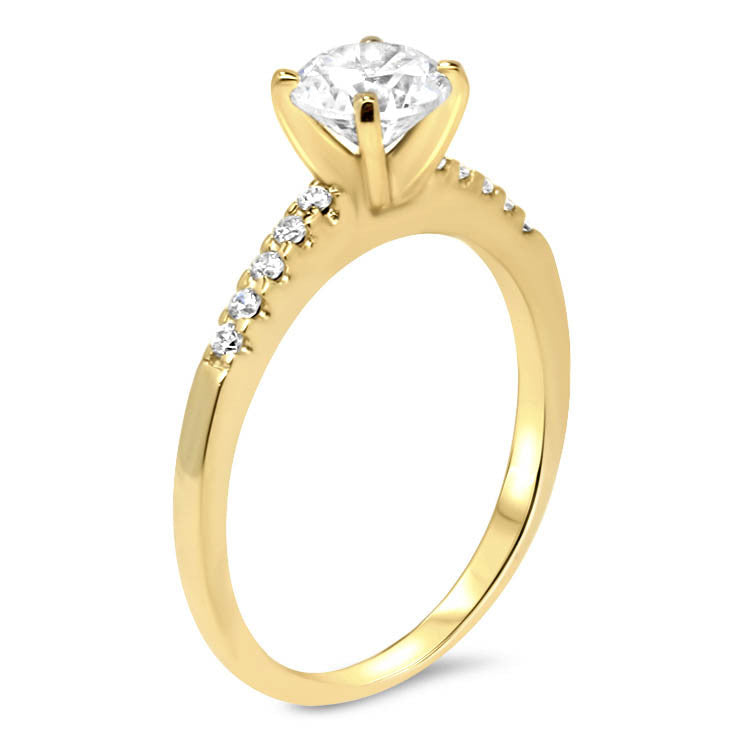 Moissanite  Engagement Ring Diamond Setting - Tink - Moissanite Rings