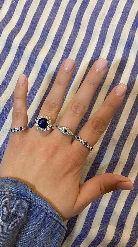 Diamond Vintage Style Eternity Band