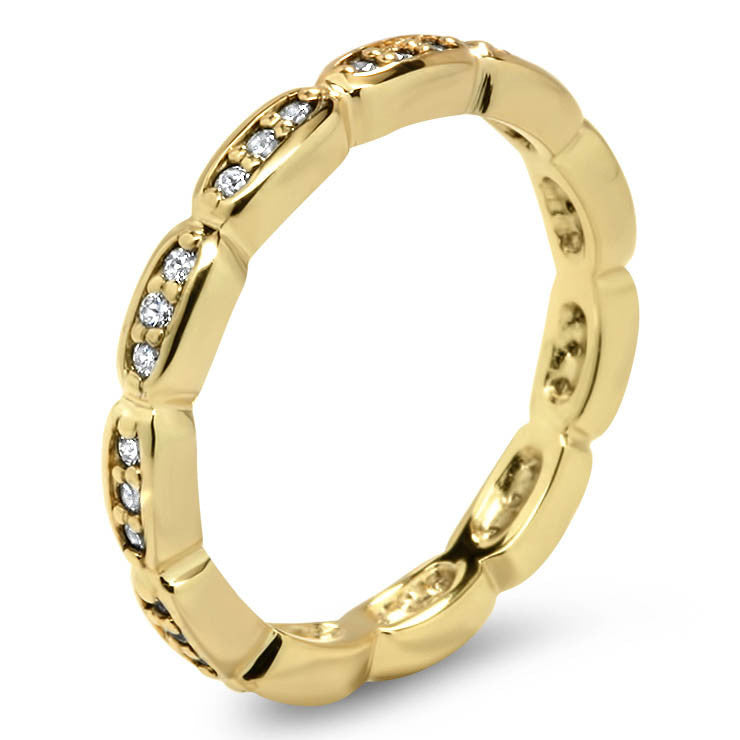 Diamond Eternity Wedding - Sly - Moissanite Rings