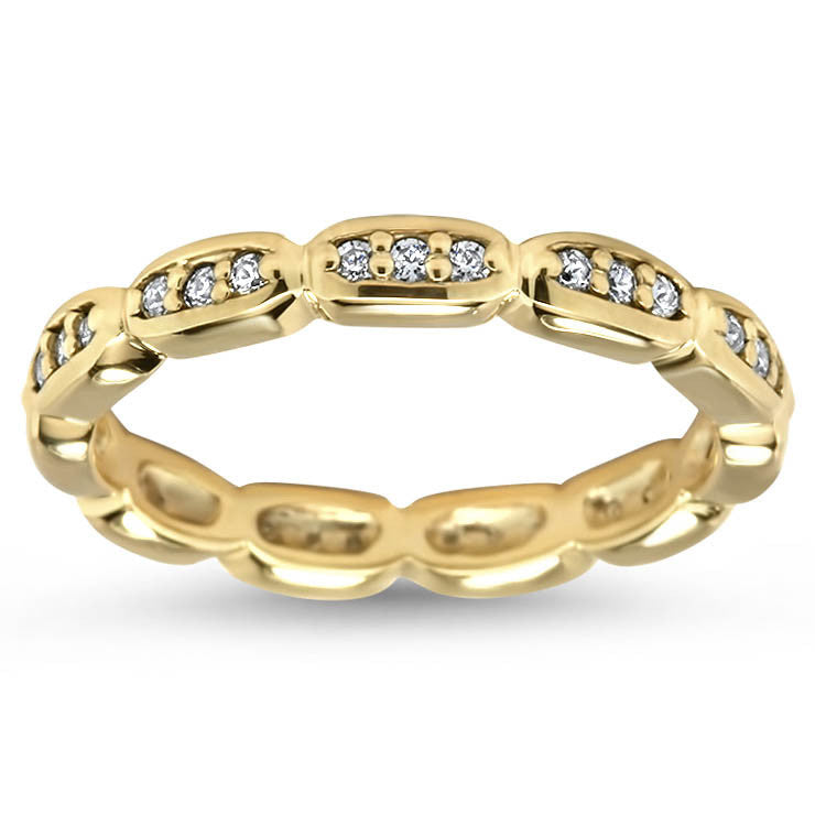 Diamond Eternity Wedding - Sly - Moissanite Rings