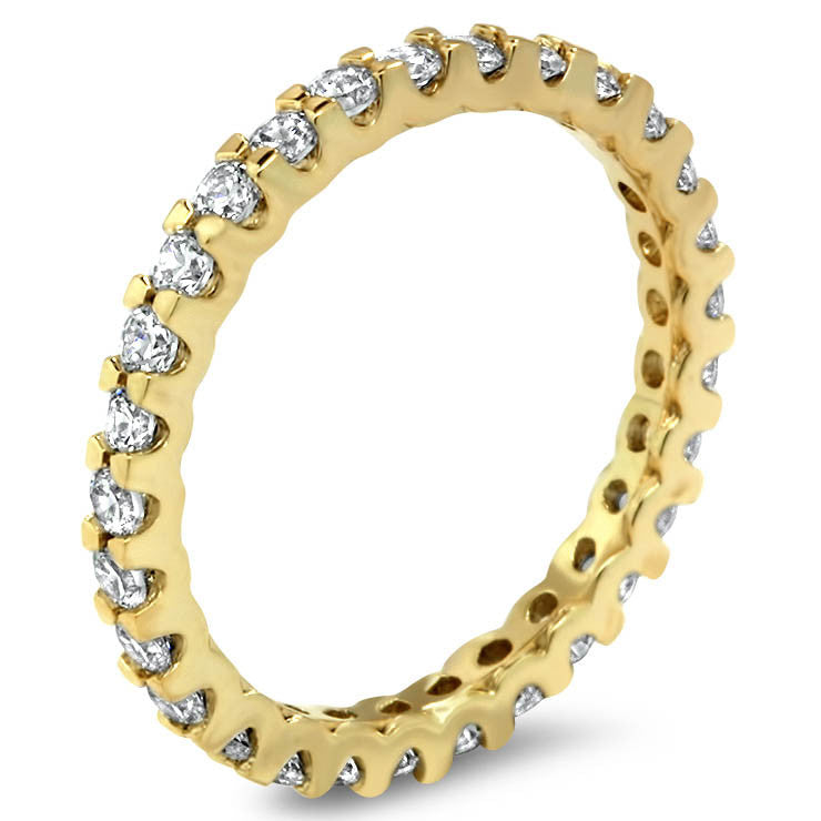 Diamond Eternity Wedding Band - Dawn - Moissanite Rings