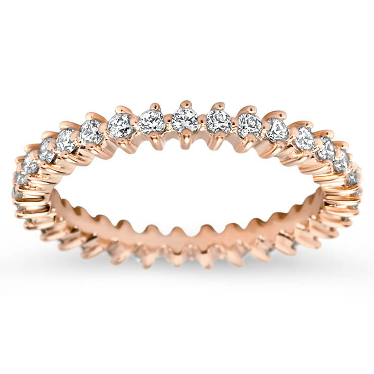 Diamond Eternity Wedding Band - Star - Moissanite Rings
