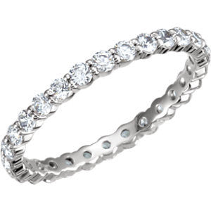 .50 Carat Diamond Eternity Band - Moissanite Rings