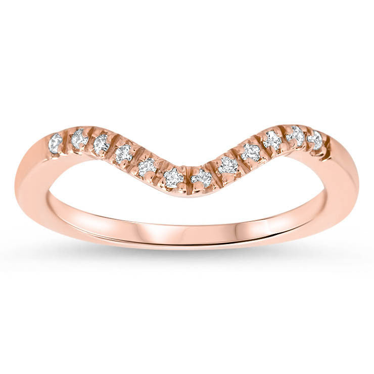 Snowflake Style Engagement Ring Plain Band Diamond Halo Matching Diamond Wedding Band - Snowflake II Set - Moissanite Rings