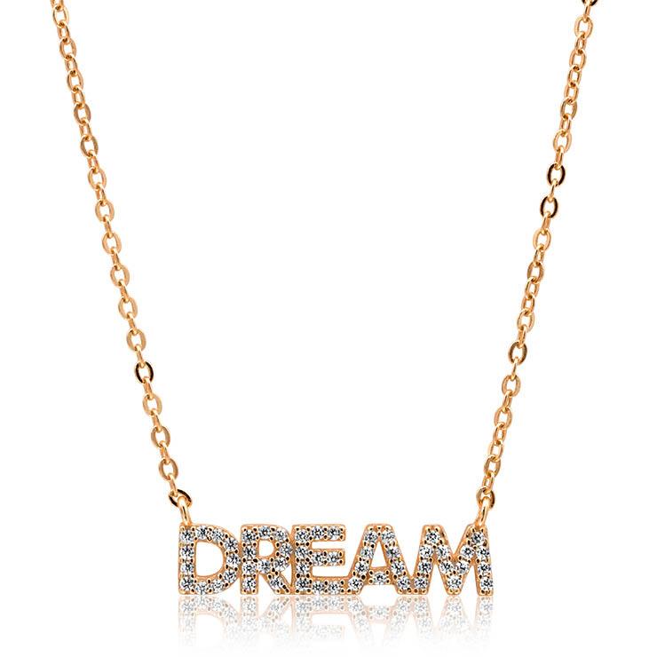 Choose Your Word or Name Personalized Diamond Necklace