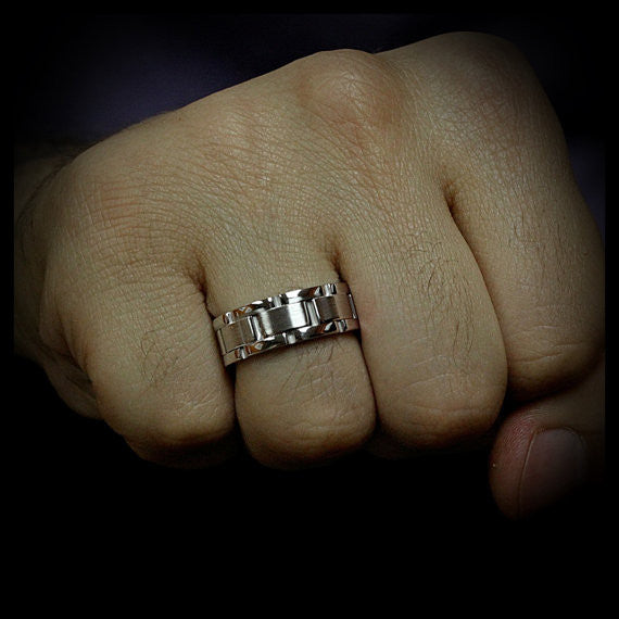 Men's Wedding Band - Home - Moissanite Rings