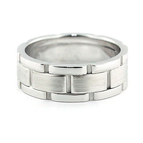 Men's Wedding Band - Home - Moissanite Rings