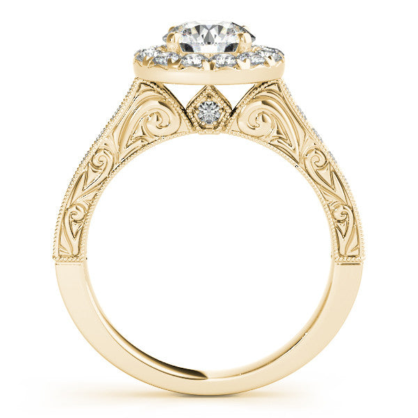 Moissanite Engagement Ring Diamond Setting - Tulip Kisses - Moissanite Rings
