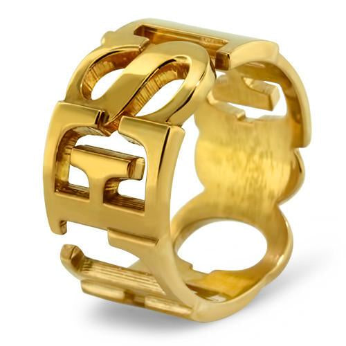 Personalized Wrap Around Name Ring - Moissanite Rings