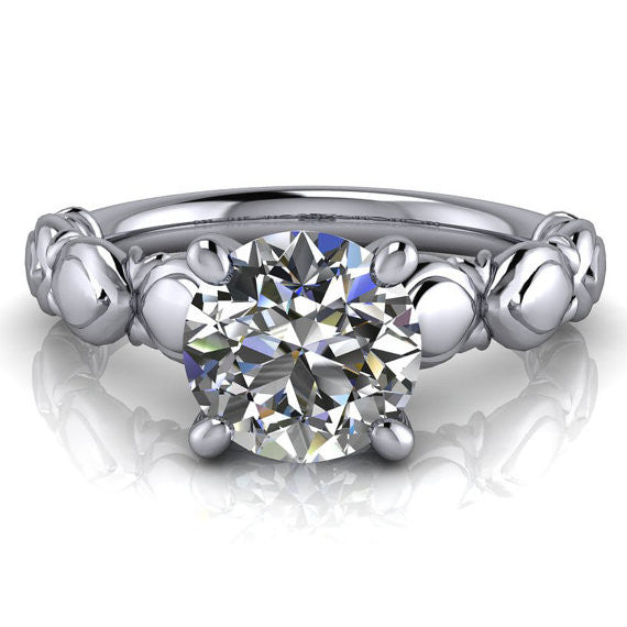 Solitaire Moissanite Engagement Ring - Ana - Moissanite Rings