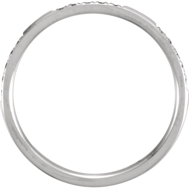 Thin Diamond Eternity Band - Moissanite Rings