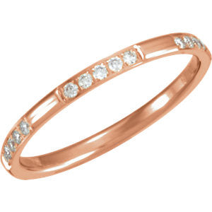 Thin Diamond Eternity Band - Moissanite Rings
