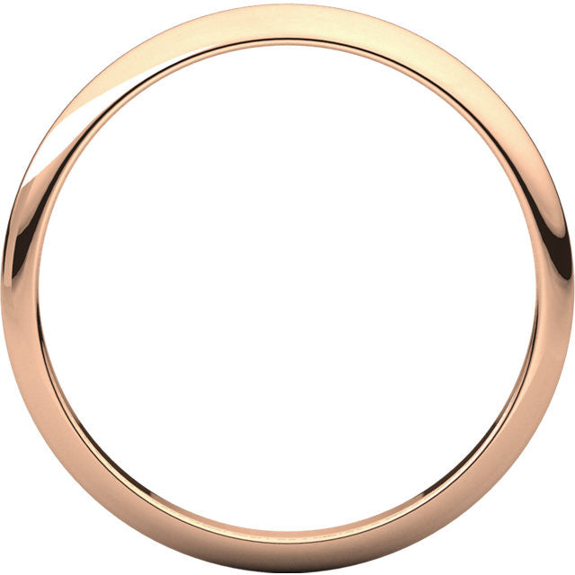 Choose Your Width Plain Gold Wedding Band Ladies - Moissanite Rings