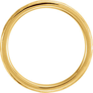 Thin Hammered Finish Wedding Band - Moissanite Rings