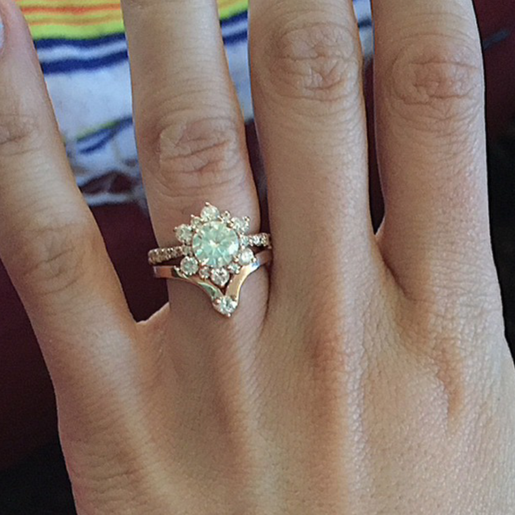 Engagement ring 2025 not diamond