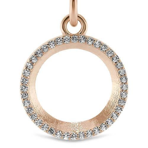 Circle of Diamonds Pendant and Chain - Moissanite Rings
