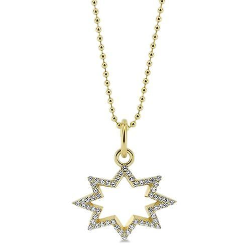 Shooting Star Diamond Pendant