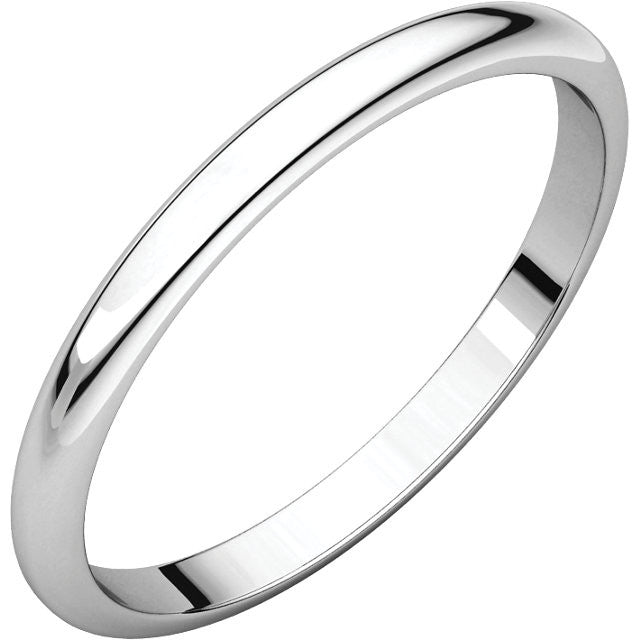Choose Your Width Plain Gold Wedding Band Ladies - Moissanite Rings
