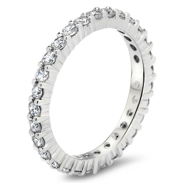 Diamond Eternity Wedding Band -  Sugar - Moissanite Rings