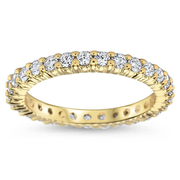 Diamond Eternity Wedding Band -  Sugar - Moissanite Rings
