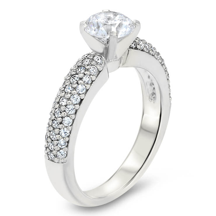 Pave on sale wedding ring