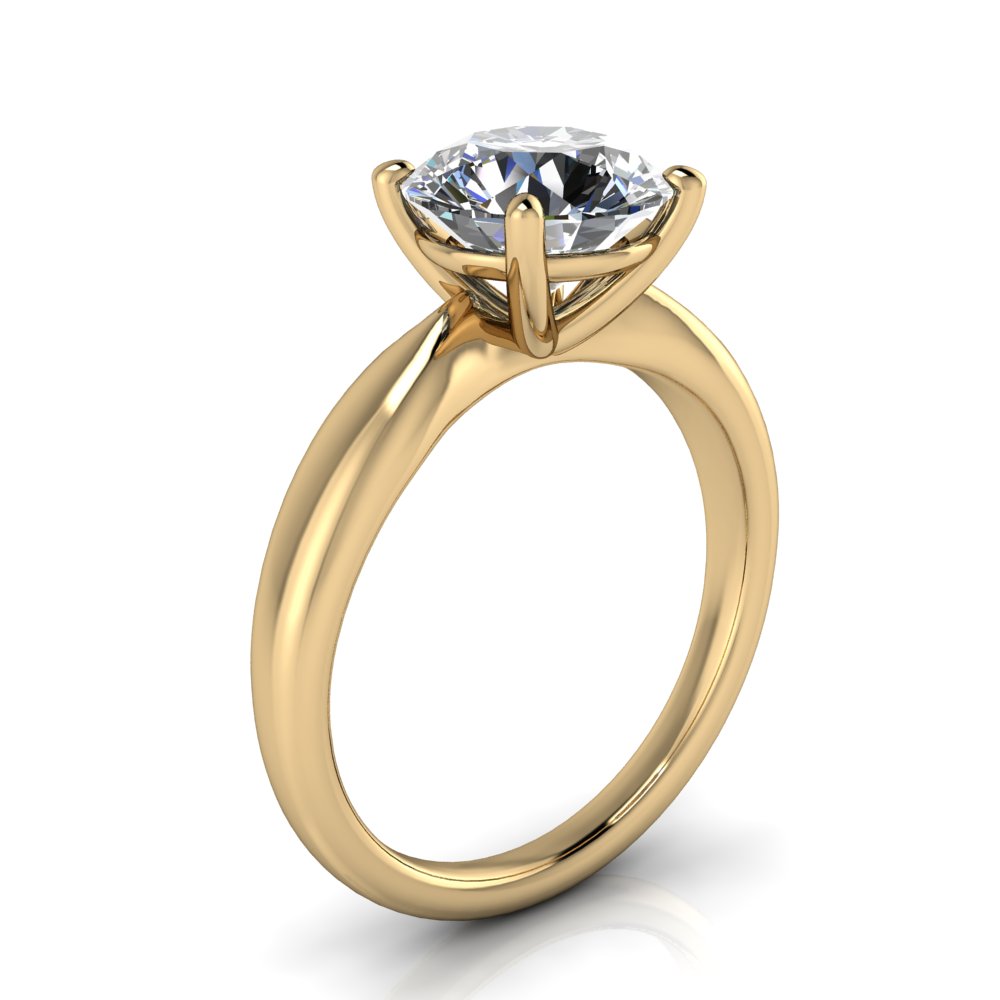 Cinched Solitaire Engagement Ring- Cairo