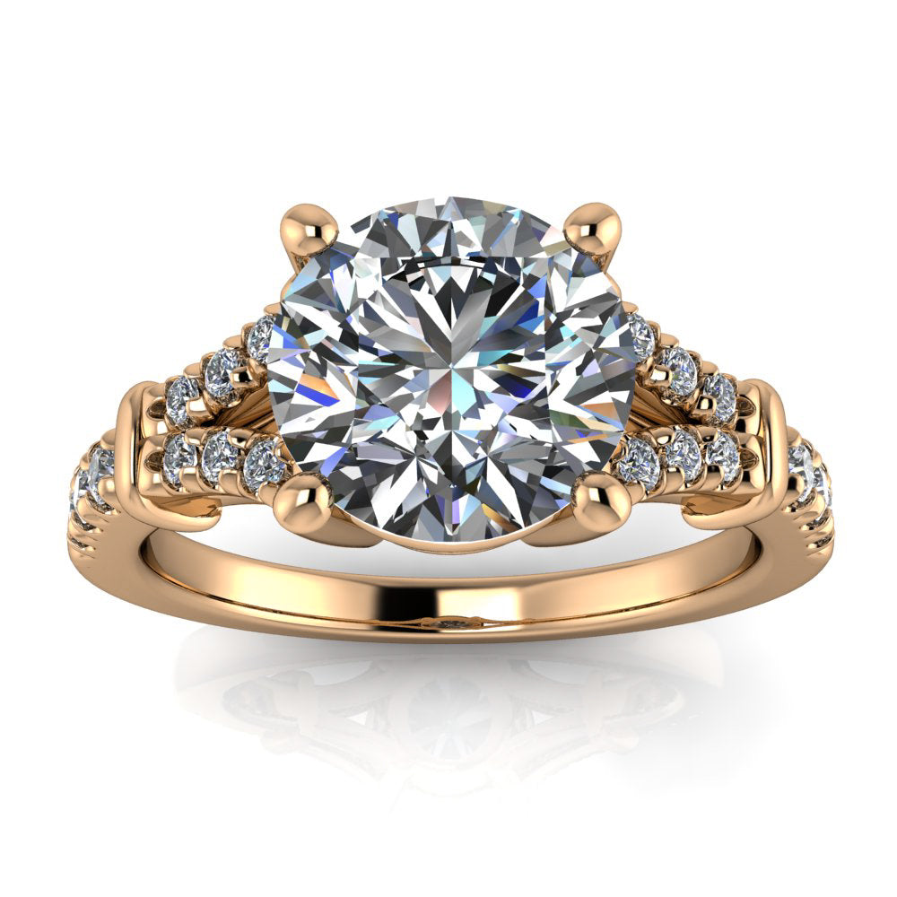 Split  Shank Engagement Ring - Sartor