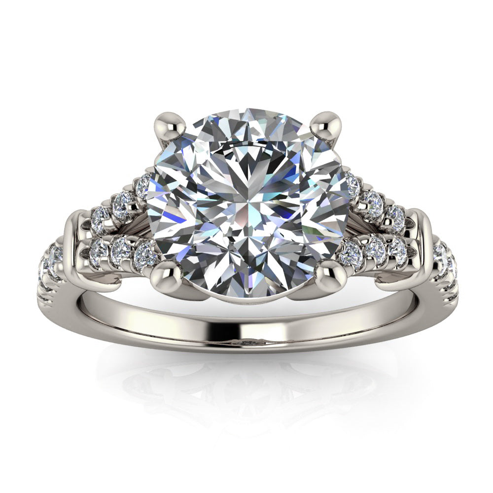 Split  Shank Engagement Ring - Sartor