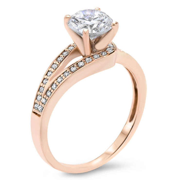 Moissanite ring online wrap