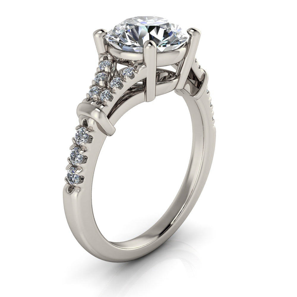 Split  Shank Engagement Ring - Sartor