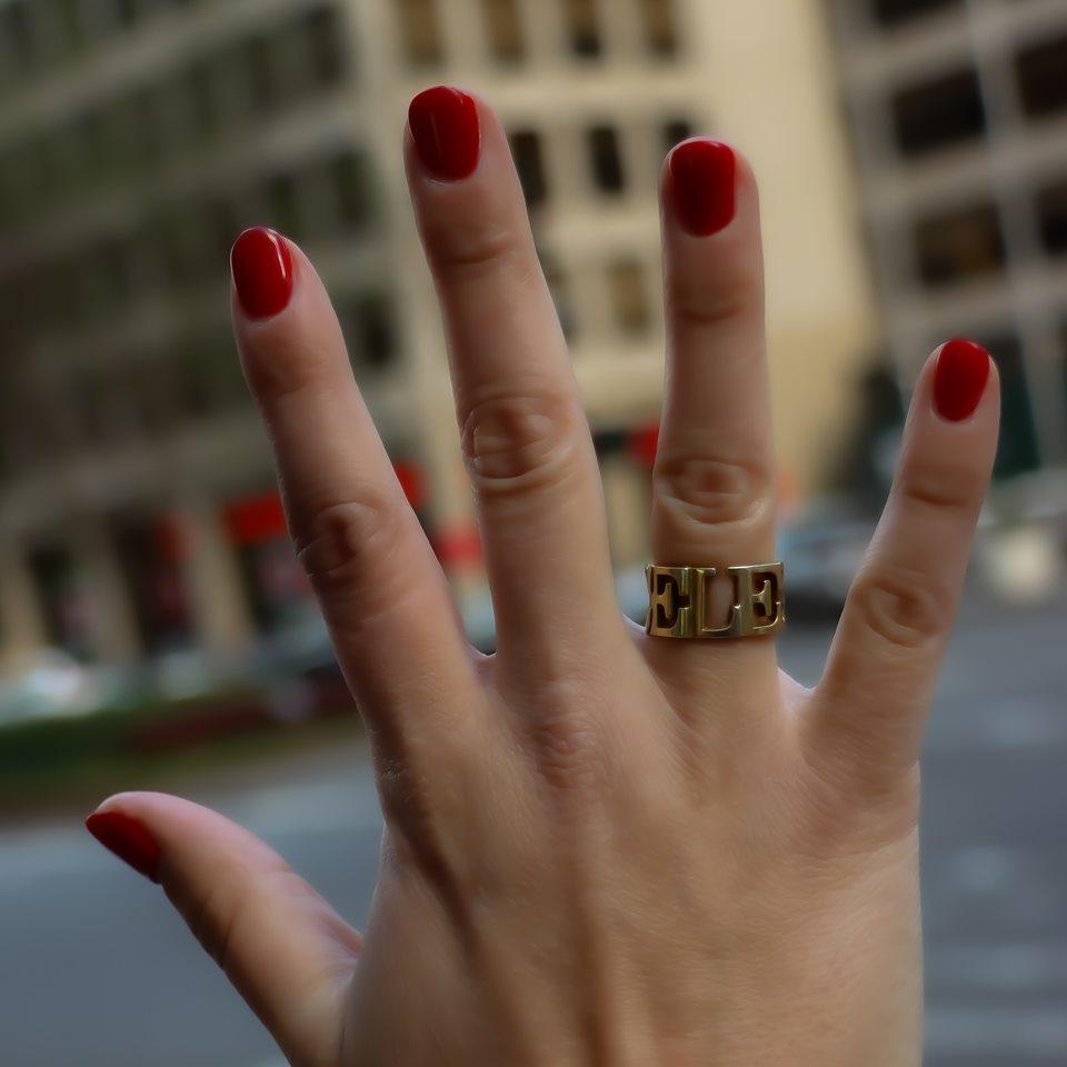 Personalized Wrap Around Name Ring