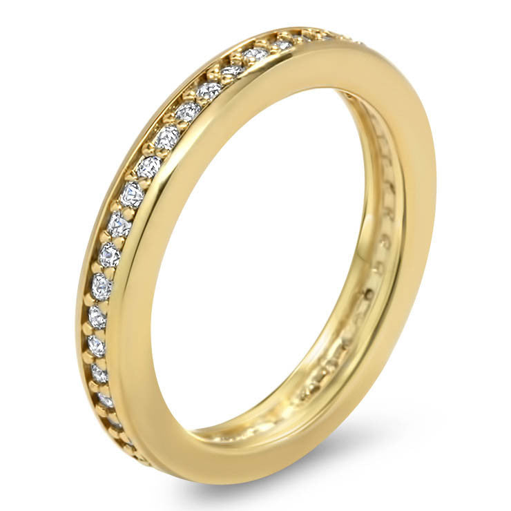 Diamond Eternity Wedding Band - Vida - Moissanite Rings