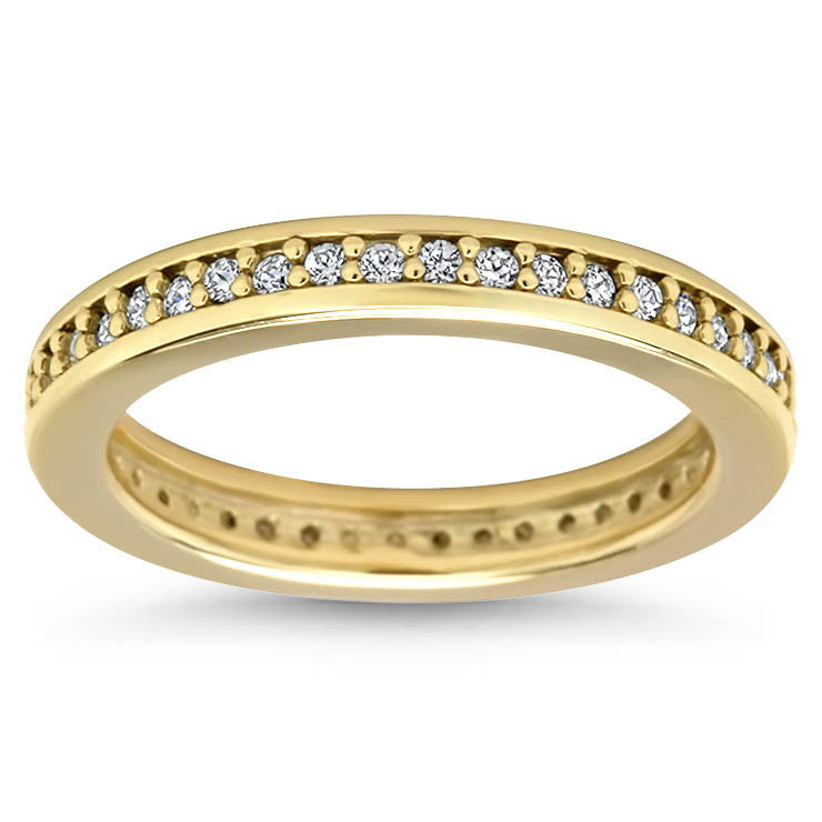 Diamond Eternity Wedding Band - Vida - Moissanite Rings