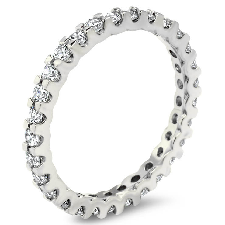 Diamond Eternity Wedding Band -  Dawn - Moissanite Rings